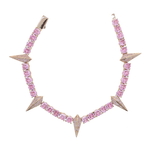 Rhinestone Zircon Punk Bracelet